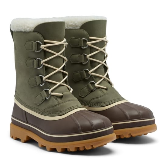Sorel Caribou wp stone green botas de cordones unisex - Image 5