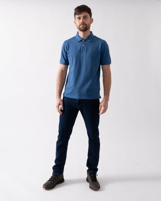 GANT Regular Fit Short Sleeve Contrast Pique Rugger - Image 3