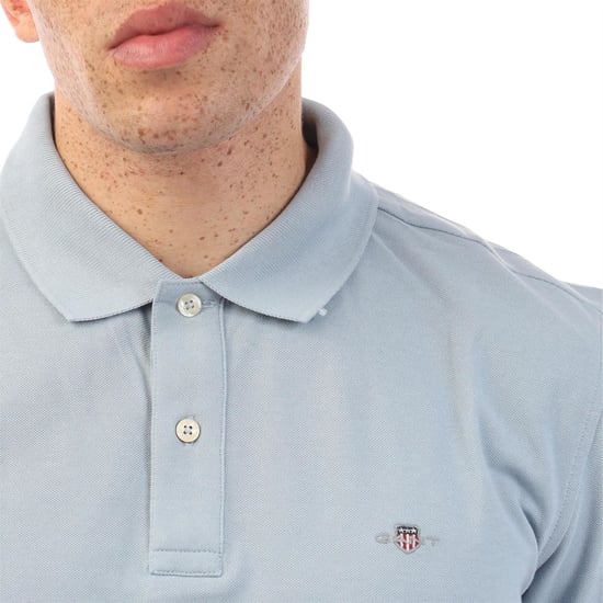 Polo de hombre Gant Shield Logo azul - Image 2