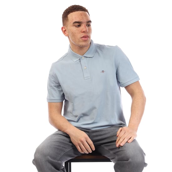 Polo de hombre Gant Shield Logo azul - Image 4
