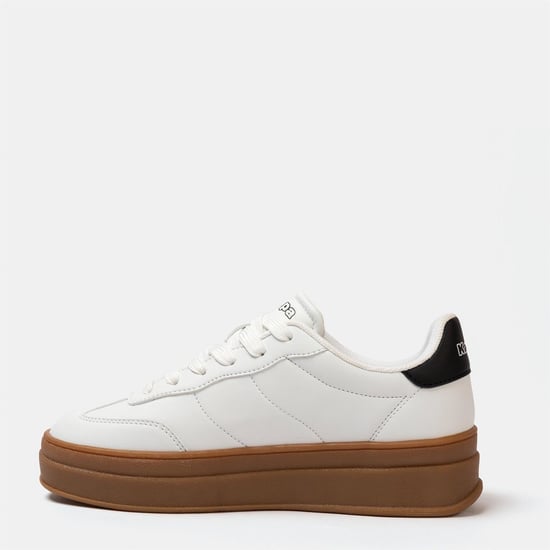 Kappa Scafa Zapatillas deportivas de plataforma para mujer en blanco - Image 2