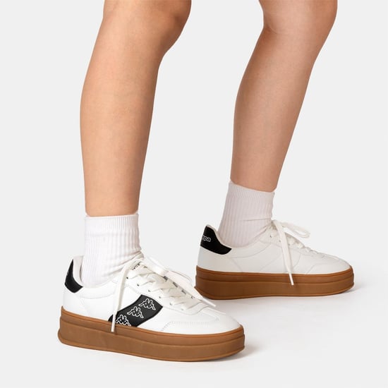 Kappa Scafa Zapatillas deportivas de plataforma para mujer en blanco - Image 6