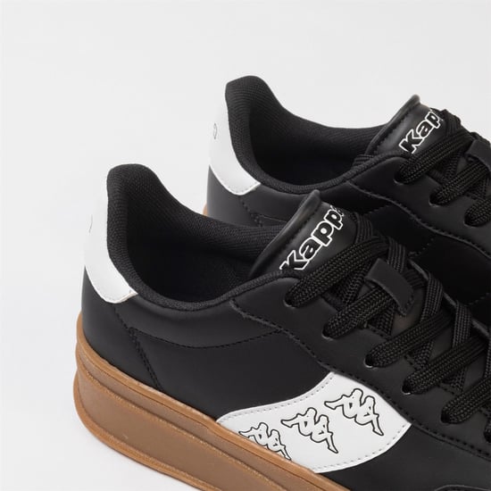 Kappa Scafa zapatillas deportivas de plataforma para mujer en negro - Image 4