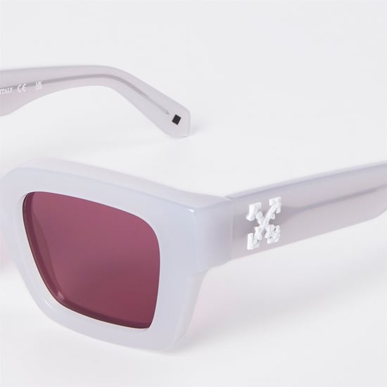 Accesorios Off White Virgil Sung gafas de sol Gris/Burdeos - Image 4