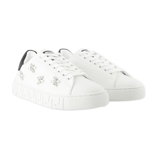 Versace Zapatillas La Greca - - Tejido - Blanco - Image 2