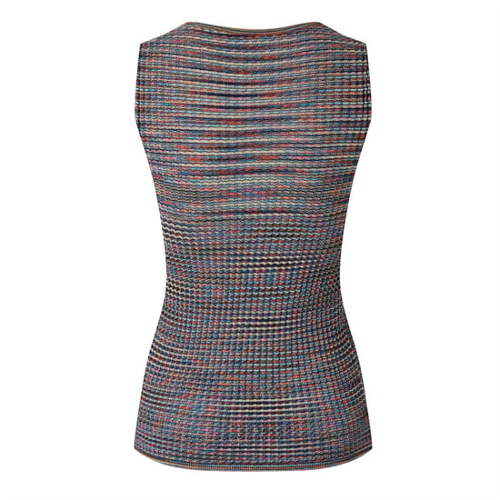Top de mujer Missoni de mezcla de algodón y lana en multicolor - Image 2