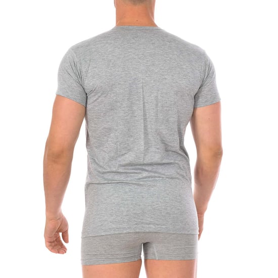 Camiseta Interior Hombre Manga Corta de Algodón Q1004 - Image 3