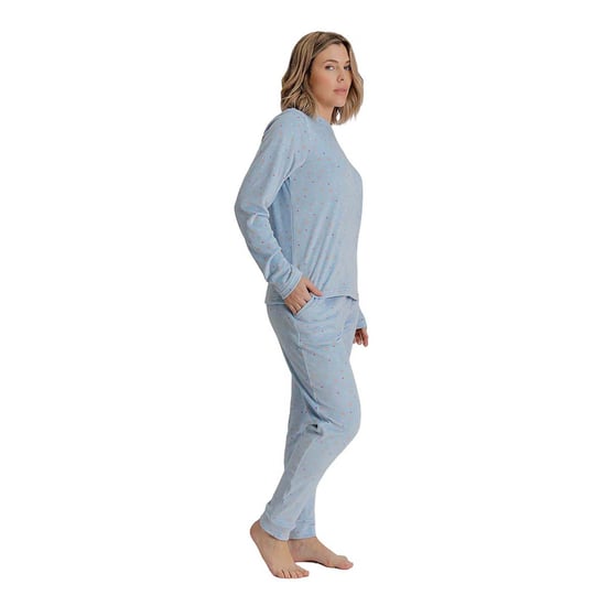 Pijama Mujer Terciopelo Manga Larga MU5 - Image 3