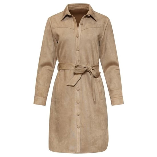 Smashed Lemon Vestido 26568 Taupe - Image 1