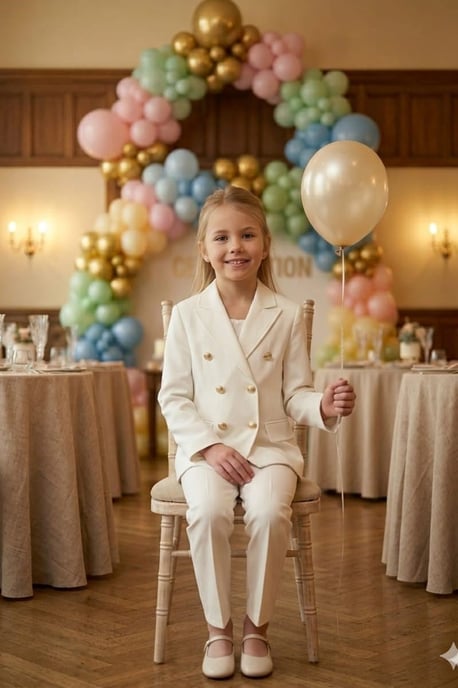 HILAL AKINCI KIDS Chaqueta juvenil con capucha y cremallera - Image 1