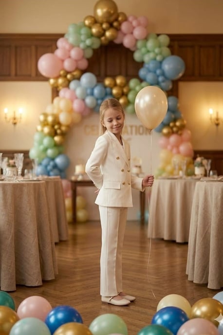 HILAL AKINCI KIDS Chaqueta juvenil con capucha y cremallera - Image 2