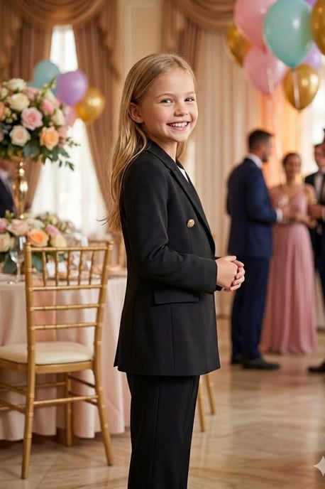 HILAL AKINCI KIDS Chaqueta juvenil con capucha y cremallera - Image 2