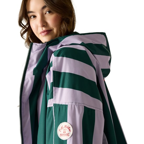 Regatta Bata de cambio para mujer Cath Kidston - Rayas de caramelo lila y verde - Image 5