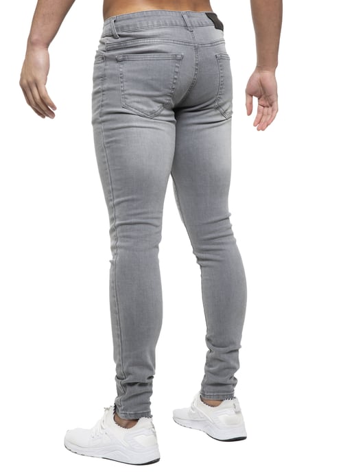 ETO | Pantalones vaqueros ajustados de diseño para hombre - Image 4
