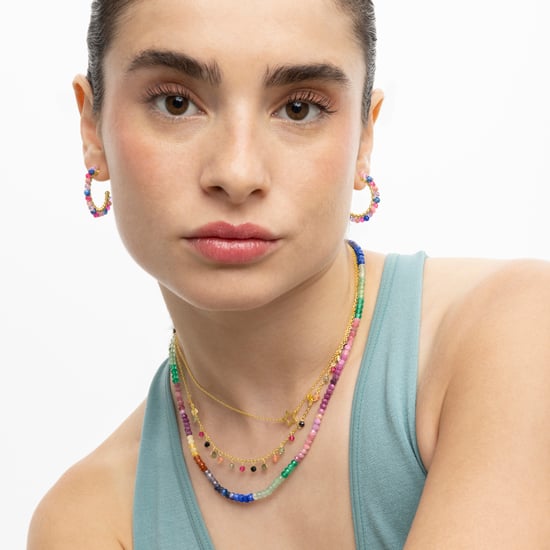 Pendientes Luxenter, Aiel Cristal Morado acabado en Oro amarillo de 18 quilates - Image 4