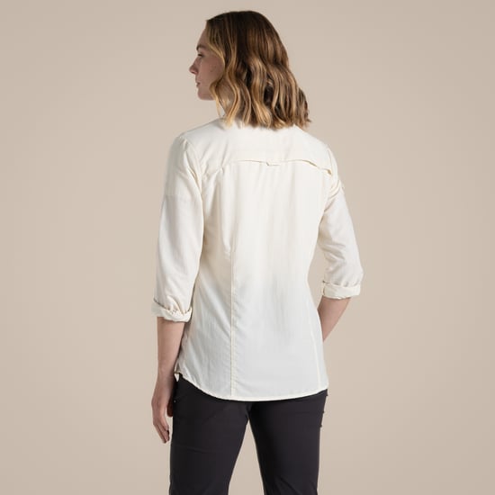 Craghoppers Womens/Ladies Adventure III Nosilife Long-Sleeved Shirt (Sea Salt) - Image 2