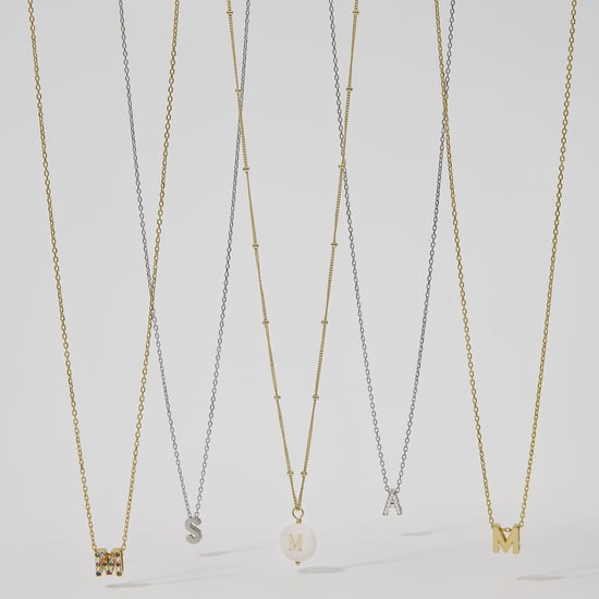 Collar Luxenter, alphabet de plata de ley 925 y circonita multicolor con acabado en baño de oro amarillo de 18 quilates - Image 2