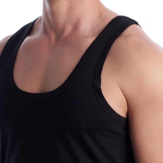 Camiseta sin mangas de bambú para hombre Q1001 - Image 2