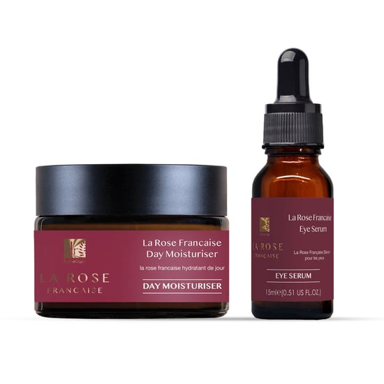Dr. Botanicals Kit dúo antiedad La Rose Francaise de crema hidratante y sérum para el contorno de ojos - Image 1