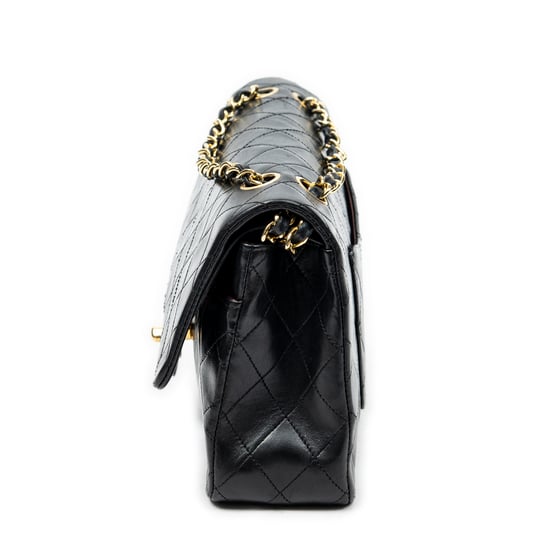Chanel Classic Double Flap 26 en negro Cuero de ternero - Image 3