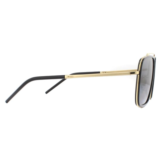 Gafas de sol DOLCE & GABBANA DG2220 02/81 Oro y Negro Marrón Gradiente Polarizadas - Image 4