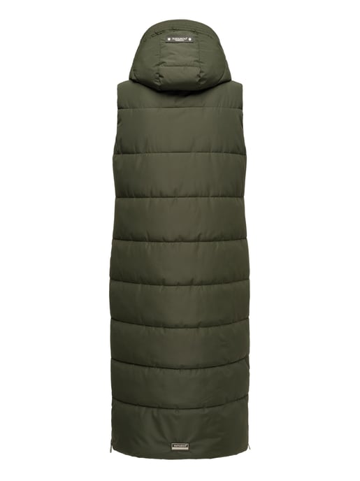 Navahoo chaleco acolchado para mujer Brezelchen – Largo & Cálido - Image 4