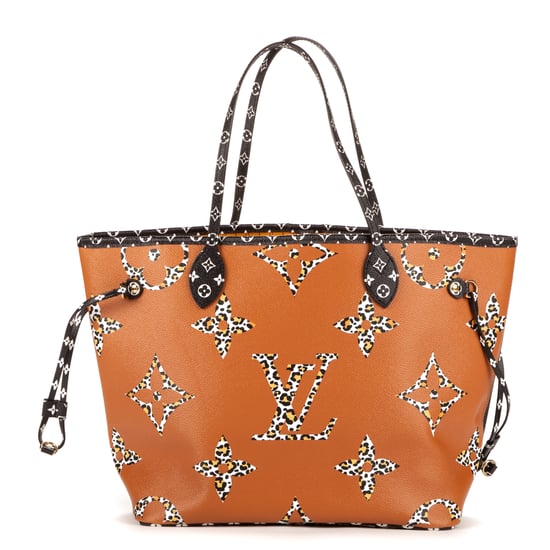 Louis Vuitton Ltd. Ed. Jungle Neverfull MM en Negro Lona recubierta - Image 4