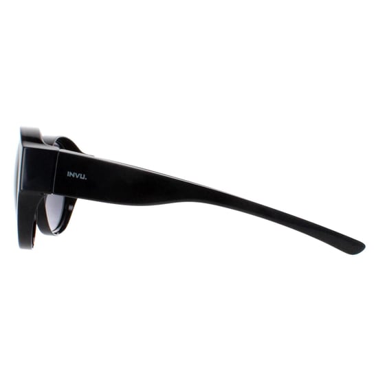 INVU Round Womens Negro Gris Polarizado E2000 - Image 3