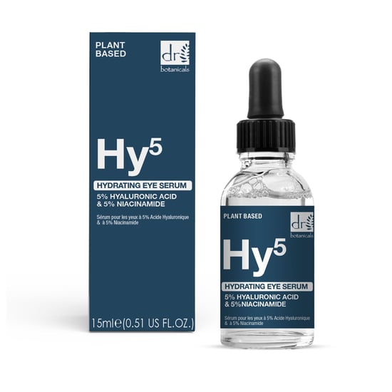 Dr. Botanicals Kit de crema hidratante de día y sérum para el contorno de ojos con ácido hialurónico antiedad - Image 5