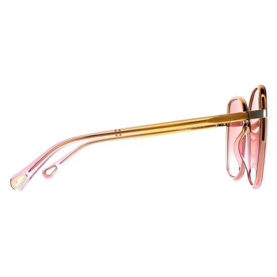 Chloe Square señoras amarillo a rosa desvanecimiento de cristal y oro-rosa gradiente Ch0031s Franky - Image 4