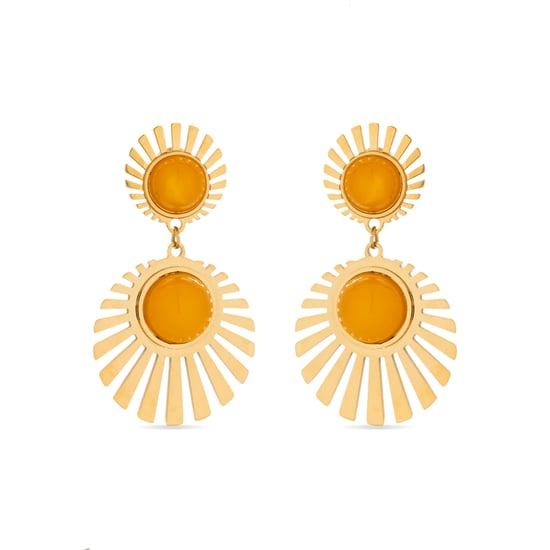 Pendientes Luxenter Zuxia acabados en oro amarillo 18k - Image 1