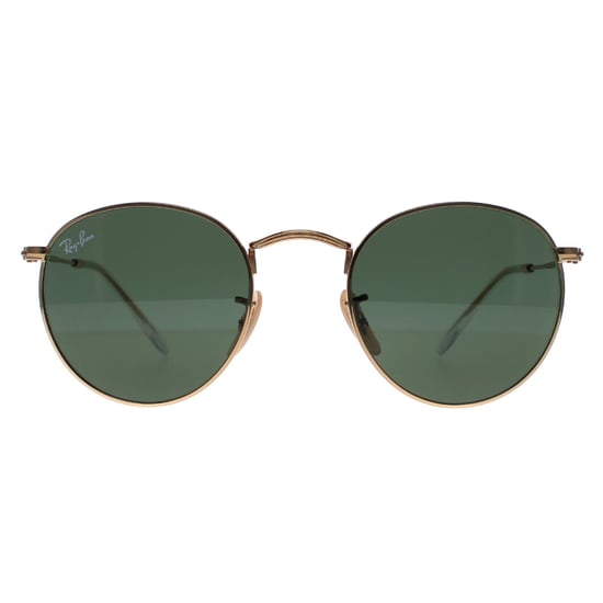 Ray-ban redondas unisex oro verde gafas de sol rb3447 redondas de metal - Image 1