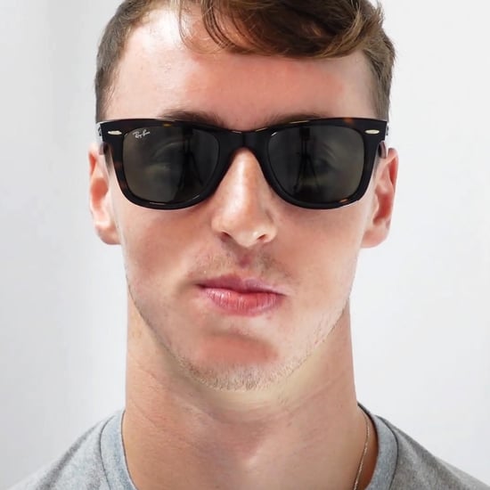 Gafas de sol Ray-ban rectangulares unisex en degradado marrón habana - Image 5