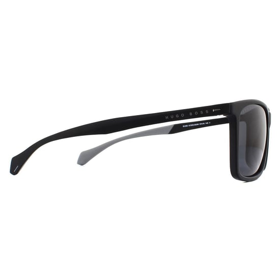 Gafas de sol Hugo Boss Rectangle Hombre negro mate gris - Image 4
