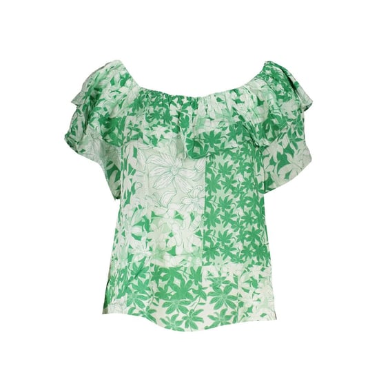 Blusa de Flores con Escote Offshoulder - Image 1