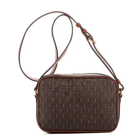 Yves Saint Laurent Cassandre Camera  en  Brown Lienzo recubierto - Image 4