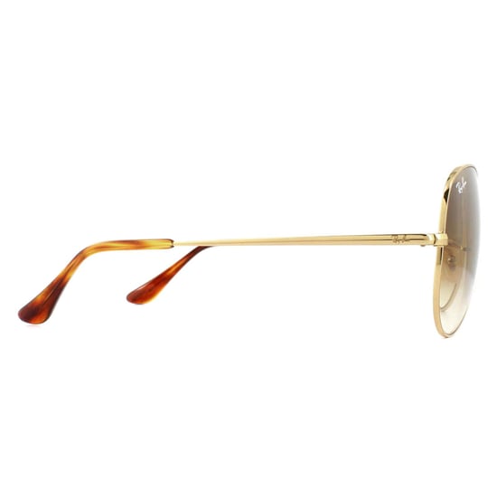 Ray-Ban Gafas de Sol Aviator Metal II RB3689 914751 Gradiente Marrón Dorado - Image 4