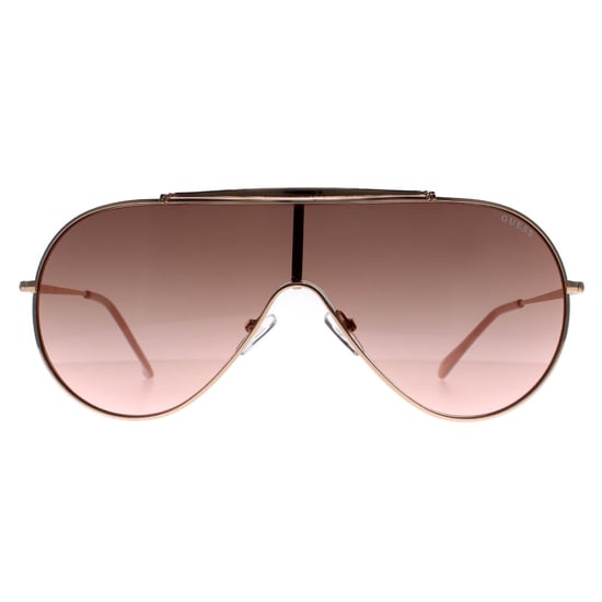 Gafas de sol Guess GF0370 32T gradiente marrón oro rosa - Image 1