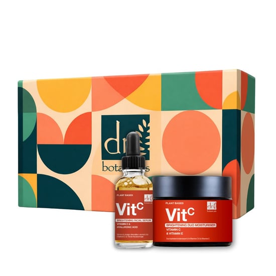 Dr. Botanicals Kit dúo de crema hidratante y sérum facial antiedad con vitamina C - Image 1