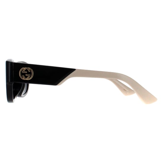 Gucci Cuadrado Mujer Negro con Gris Marfil GG1667SK - Image 3