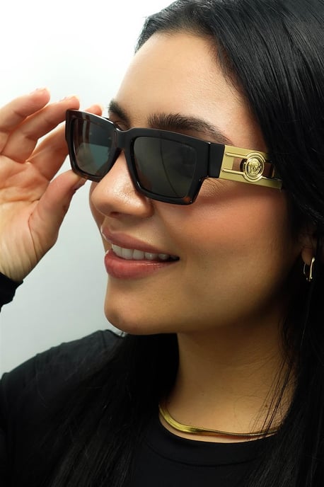 Gafas de sol Versace VE4459 108/87 havana oscuro gris oscuro - Image 6