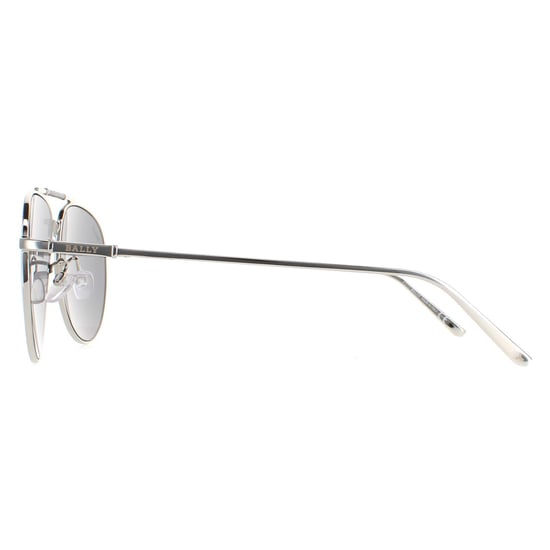 Gafas de sol Bally by0038-d 16a gris plata espejadas - Image 3