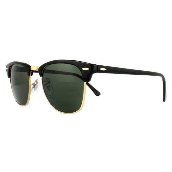 Gafas de sol Ray-Ban Clubmaster 3016 W0365 Negro Verde G-15 Pequeñas 49mm - Image 2