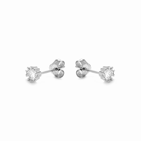 Pendientes Luxenter, shelat de plata de ley 925 y circonita brillante acabado baño rodio - Image 3