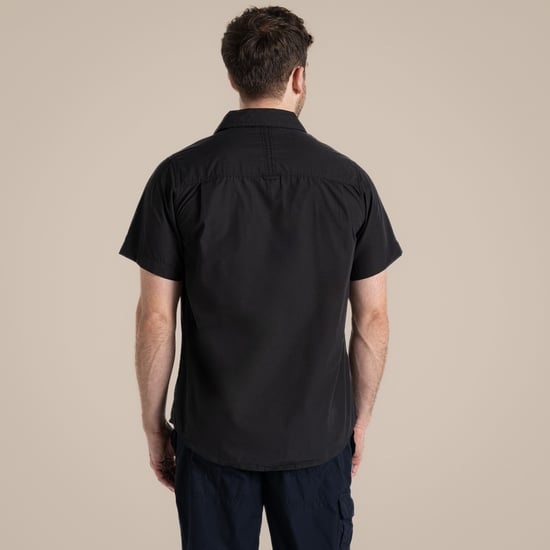 Craghoppers Mens Expert Kiwi Short-Sleeved Shirt (Black) - Image 5