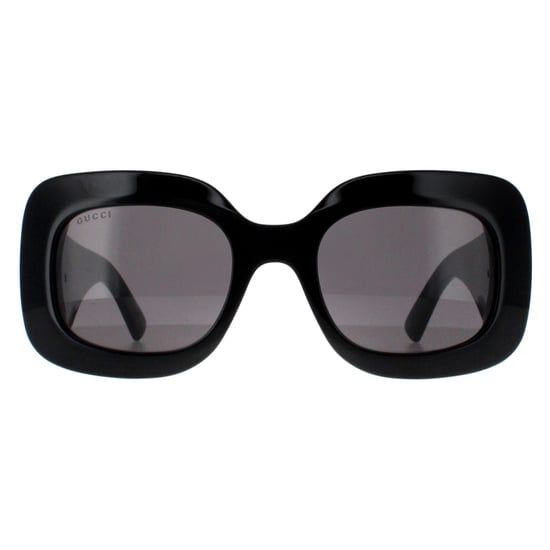 Gucci Cuadrado Mujer Negro con Gris Plata GG1695S - Image 1