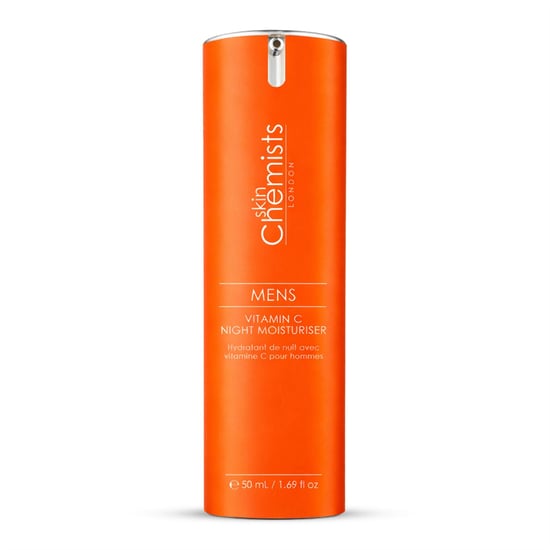 skinChemists Crema hidratante de noche antiedad con vitamina C para hombre, 50 ml. - Image 4