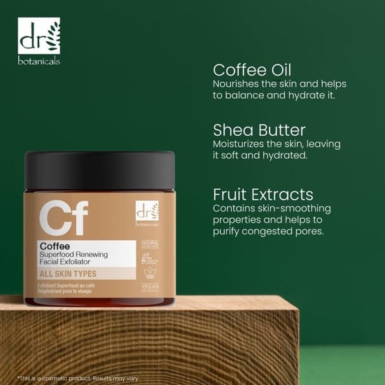 Dr. Botanicals Exfoliante facial antiedad renovador con café, 60 ml. - Image 2