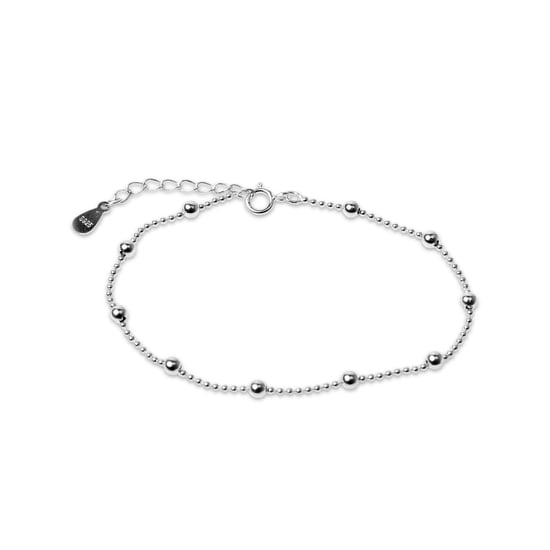 Pulsera Luxenter bola de plata de ley 925 con acabado en baño de rodio - Image 1