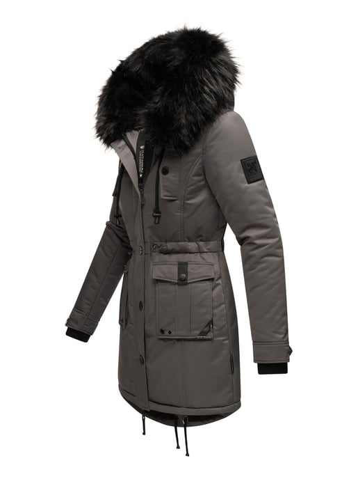 Navahoo Chaqueta de invierno Luluna-Princess para mujer – Cálida, Moderna & Con Forro de Borreguito y Cuello de Pelo Sintético - Image 3